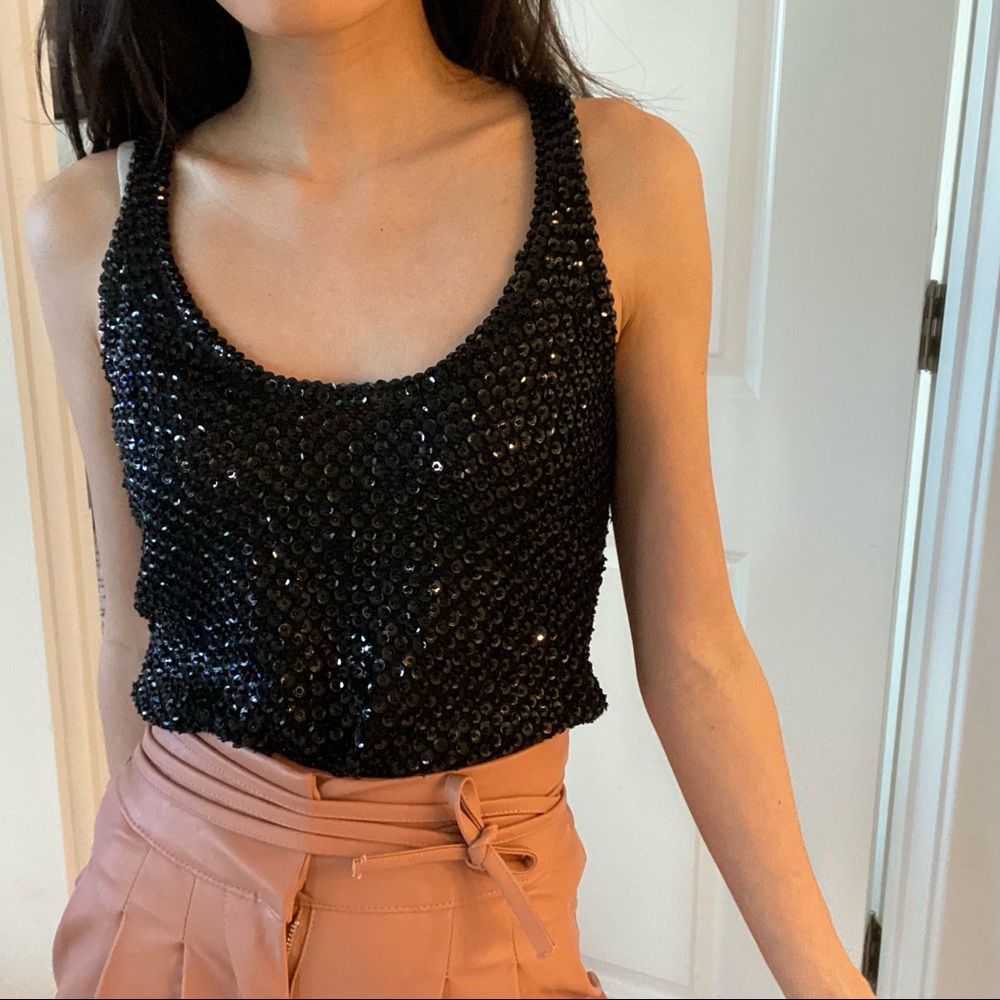 Club Monaco Sequin Tank